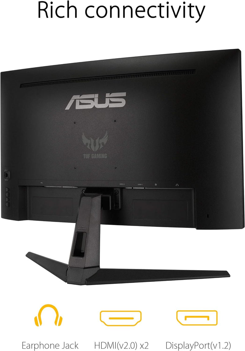 Moniteur Asus TUF Gaming VG1B 27" IPS QHD 1440p 2K 165Hz 1ms HDMI DP HDR10 - Compatible NVIDIA G-Sync - Haut-Parleurs