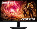 Moniteur Gaming Samsung Odyssey G5 27" IPS QHD 1440p 2K 180Hz 1ms HDMI DP HDR10 Compatible NVIDIA G-Sync - Ajustable