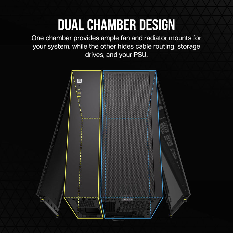 Corsair 4000D AirFlow ATX Black Glass Gaming Case