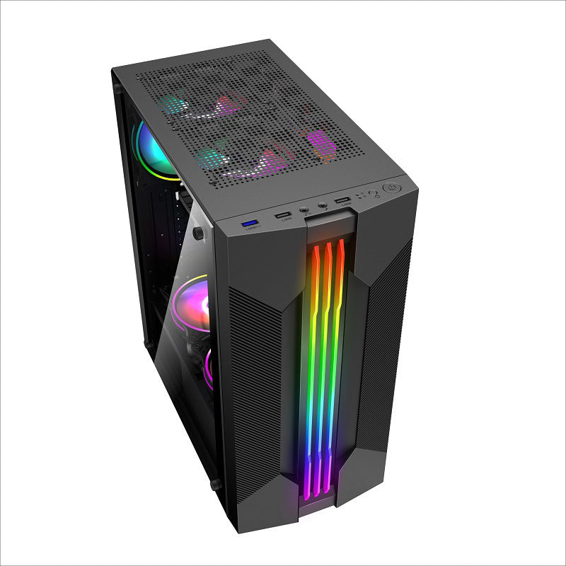 Boîtier Gaming Vitré LovingCool LC58 ATX Noir - Supporte 8x 120mm