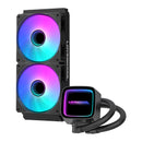 Refroidisseur Liquide LovingCool HK-01 240mm 2x120mm RGB Intel AMD - Noir
