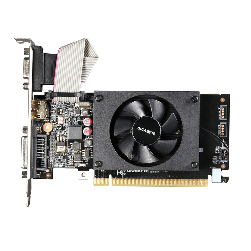 Carte Graphique Gigabyte GeForce GT 710 2Gb GDDR3 PCIe HDMI DVI VGA