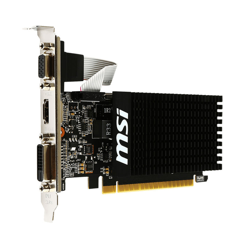 Carte Graphique MSI GeForce GT710 1Gb DDR3 HDMI DVI VGA