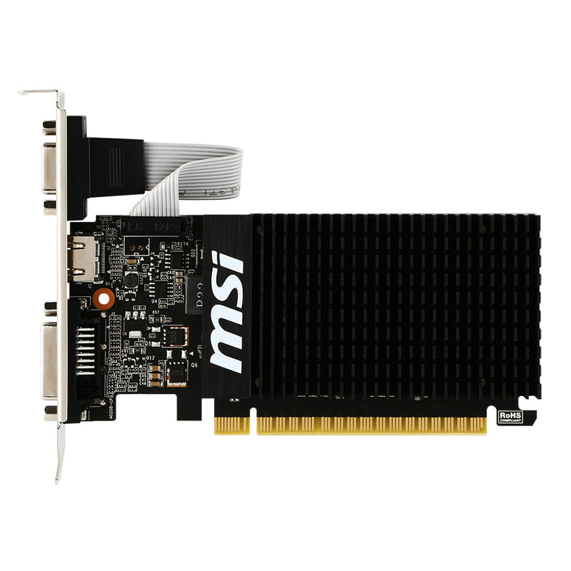 Carte Graphique MSI GeForce GT710 1Gb DDR3 HDMI DVI VGA