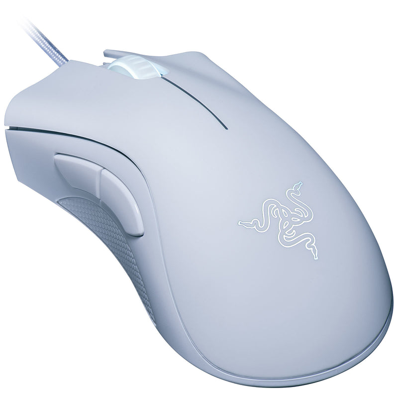 Souris Gaming USB Razer Deathadder Essential 6400dpi 5 Boutons - Blanche