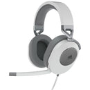Casque d'Écoute Gaming Corsair HS65 Blanc - Dolby Audio 7.1 Surround - 3.5mm & USB (PC/Consoles/Mobile)