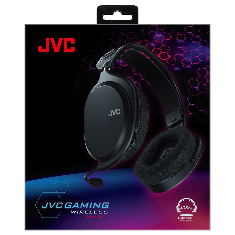 Casque d'Écoute Gaming Sans Fil JVC Ultra-léger (Sans Fil ou 3.5mm)