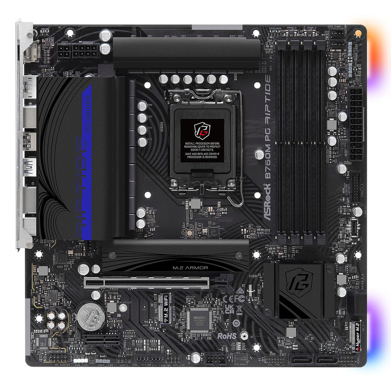 Carte Mère ASROCK B760M PG Riptide LGA1700 mATX