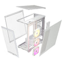 Boîtier Gaming Corsair 3500X RGB ATX Blanc Vitré (3x 120mm RGB)