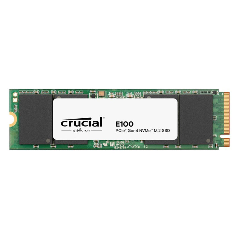 Disque Dur SSD Crucial E100 1Tb NVMe M.2 PCIe Gen4 - Jusqu'à 5000Mb/s