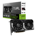 Carte Graphique Asus Dual GeForce RTX 5060 Ti 16Gb OC Edition GDDR7 PCI Express 5.0 x8 DLSS 4.0 DUAL-RTX5060TI-O16G