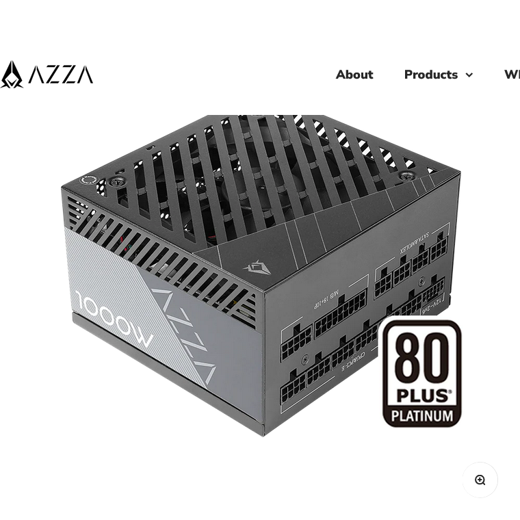 Alimentation Modulaire Azza 1000W 80+ Platinum ATX 3.1 Ventilateur 120mm Silencieux (30$ de rabais postal)
