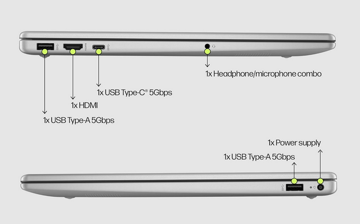 *PROMO VENDREDI FOU* Portable HP 15-FD 15.6" IPS Full HD 1080p Intel N100 (4-Core) 8Gb DDR4 128Gb SSD Windows 11 Home