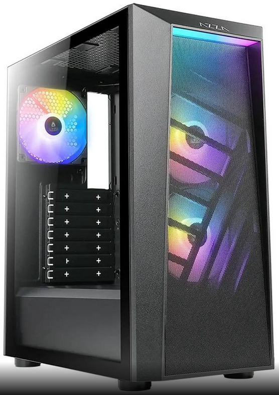 Boîtier Gaming Vitré AZZA Sentinel ATX Noir 3x120mm RGB (15$ de rabais postal)