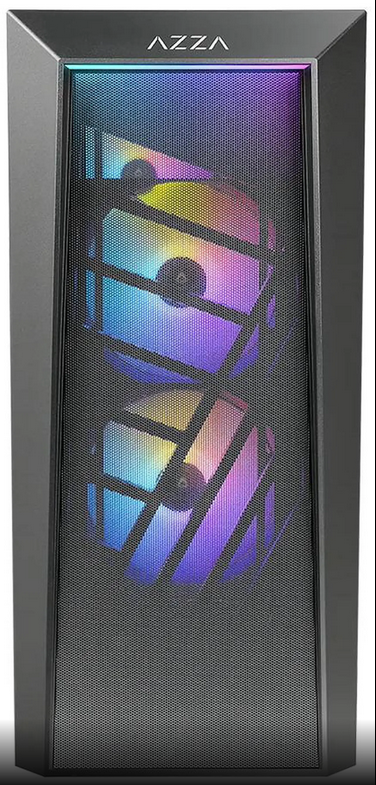 Boîtier Gaming Vitré AZZA Sentinel ATX Noir 3x120mm RGB (15$ de rabais postal)