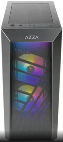 Boîtier Gaming Vitré AZZA Sentinel ATX Noir 3x120mm RGB (15$ de rabais postal)