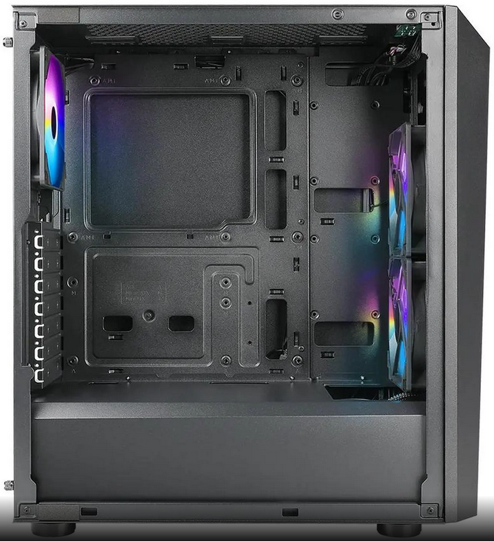 Boîtier Gaming Vitré AZZA Sentinel ATX Noir 3x120mm RGB (15$ de rabais postal)