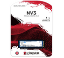 SSD Interne Kingston NV3 1TB NVMe M.2 PCIe 4.0 (Jusqu'à 6000 MB/s) - SNV3S/1000G