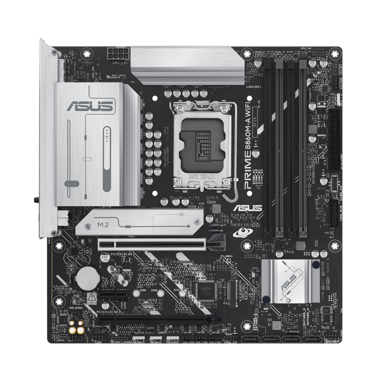 Trio Gaming Ultra 5-F - Carte Mère ASUS PRIME B860M-A WIFI mATX + Intel Core Ultra 5 225F + 32Gb DDR5