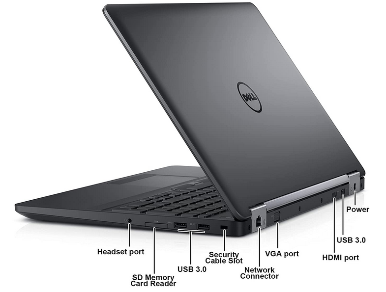 *REMIS À NEUF* Portable Dell Latitude E5550 15.6" LED HD Intel Core i5 5e Gen 8Gb DDR3 512Gb SSD Windows 10 Pro