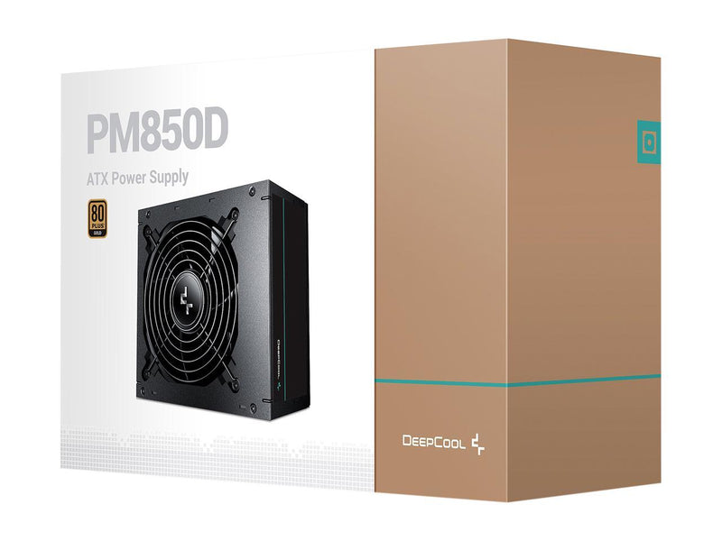 Alimentation Deepcool PM850D 850W 80+ Gold Ventilateur 120mm Silencieux