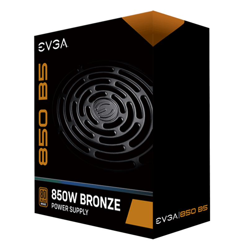 Alimentation Modulaire EVGA B5 850W 80PLUS Bronze Ventilateur 150mm Silencieux - KindInformatique.com