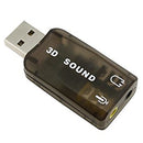 Adaptateur / Carte de son externe USB 3D Sound Virtual 5.1