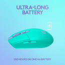 Souris Gaming Sans Fil Logitech G305 Lightspeed 12000dpi 6 boutons - Menthe