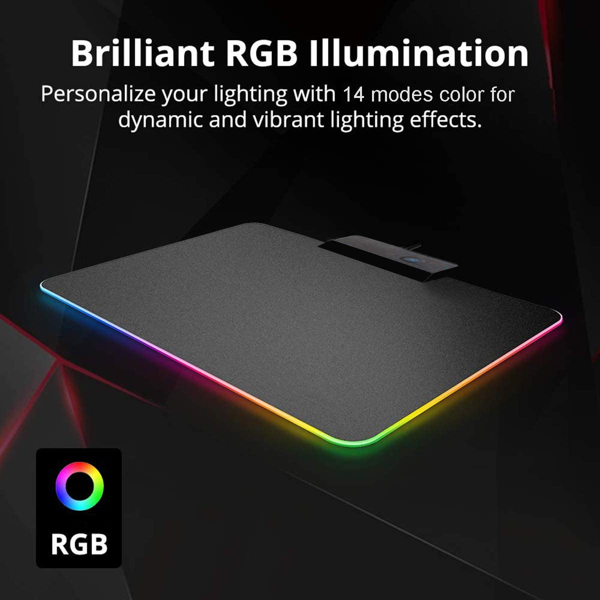 Tapis de souris gaming RGB comme goodie