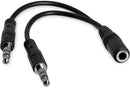 Adaptateur Audio Startech 1x 3.5mm vers 2x 3.5mm (audio + micro) - KindInformatique.com