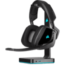 Casque d'Écoute Gaming Sans Fil Corsair VOID RGB Elite 7.1 Noir (PC/PS4) - KindInformatique.com