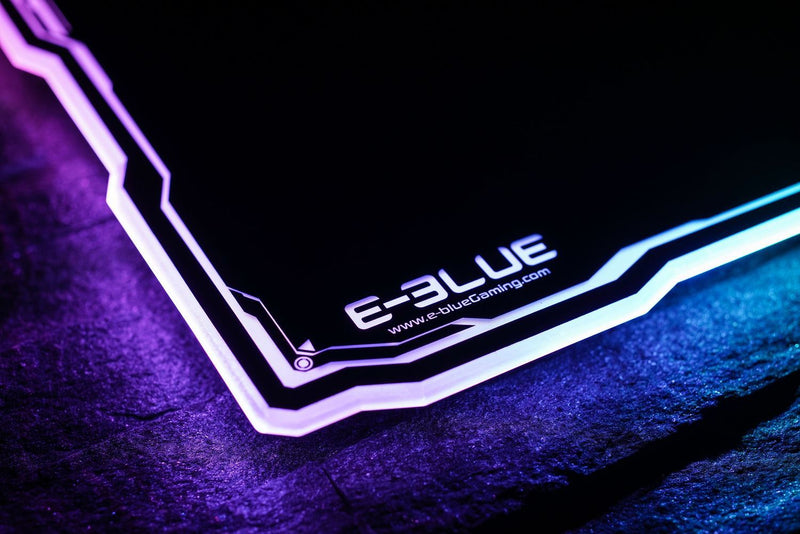 Tapis de souris Gaming E-Blue Auroza RGB - Large - KindInformatique.com Inc.