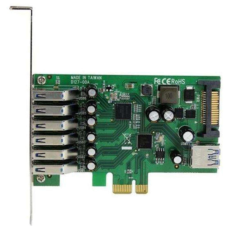 Carte PCIe Startech 7 Ports USB 3.0 - KindInformatique.com