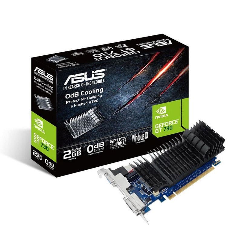 Carte Graphique Asus GeForce GT730 2Gb GDDR5 HDMI DVI VGA - KindInformatique.com