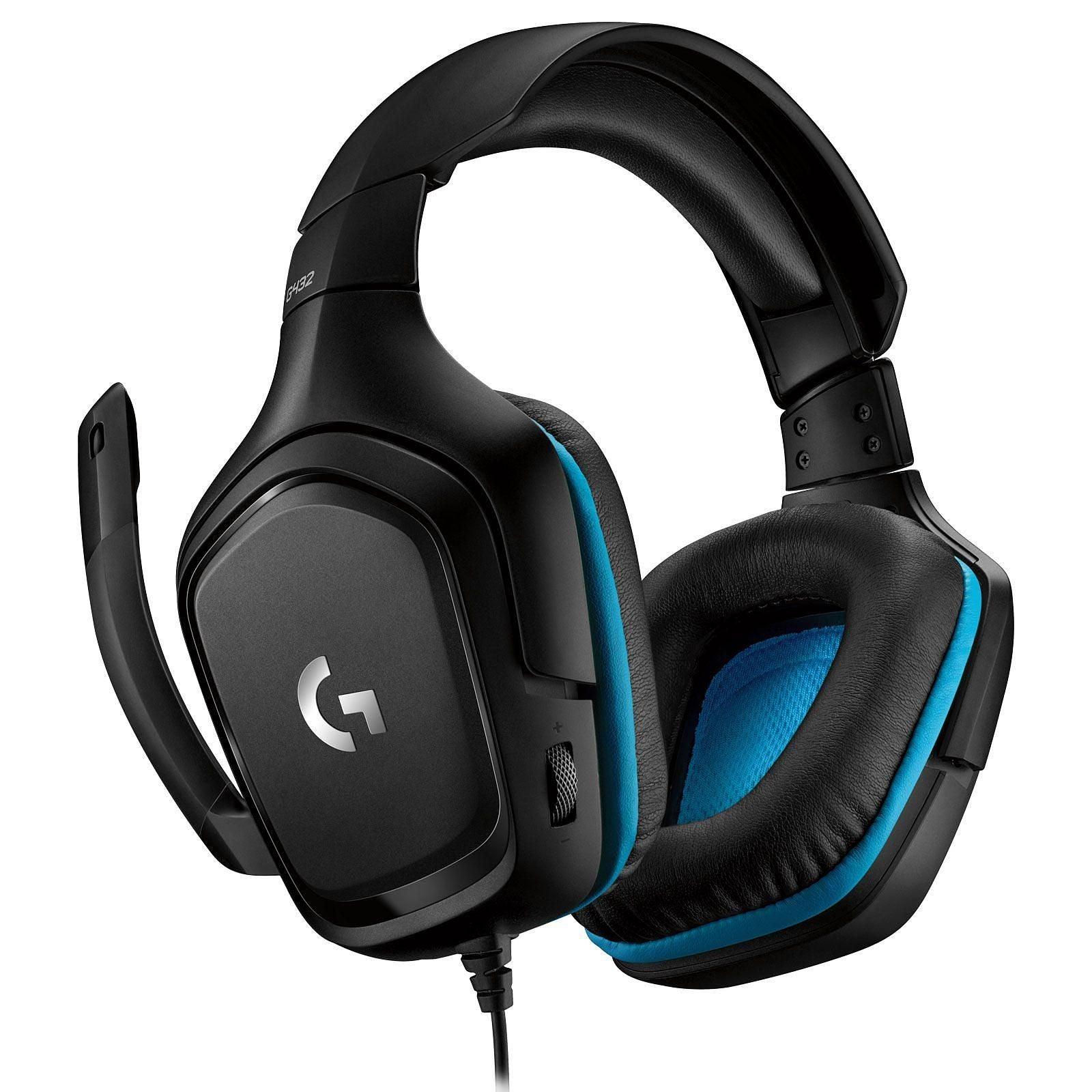 22% sur Micro-casque Gaming Logitech G432 7.1 Noir avec Son Surround 7.1 -  Casque PC - Achat & prix