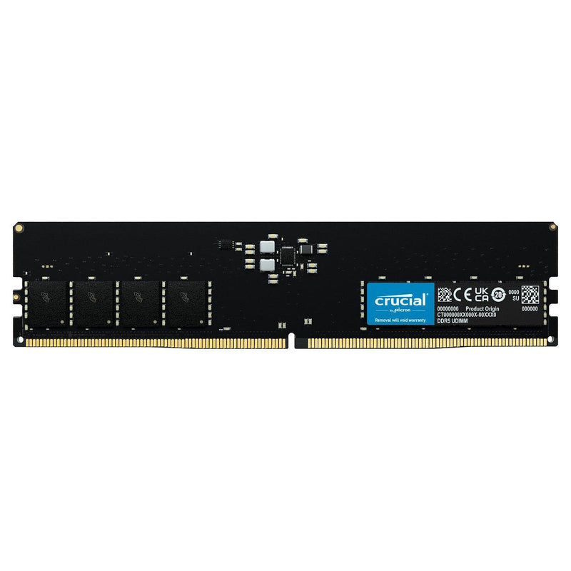 Mémoive Vive Crucial 32GB 1X32Gb DDR5-4800Mhz PC5-38400 DIMM - KindInformatique.com