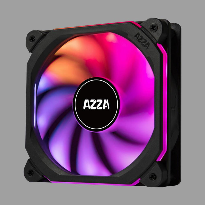 Ventilateur 120mm AZZA Prisma RGB avec contrôleur - KindInformatique.com Inc.